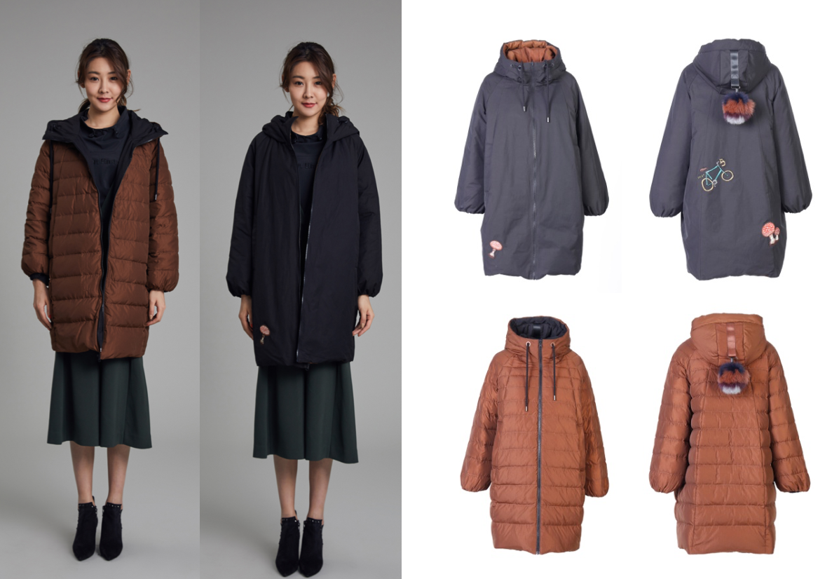 Title: The Middle-Range羽绒服，时尚与功能的完美结合