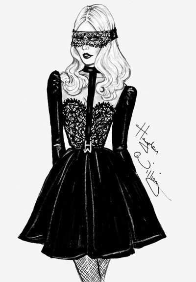 Black Dress Paired with Silk Scarf: A Fashionable and Elegant Look