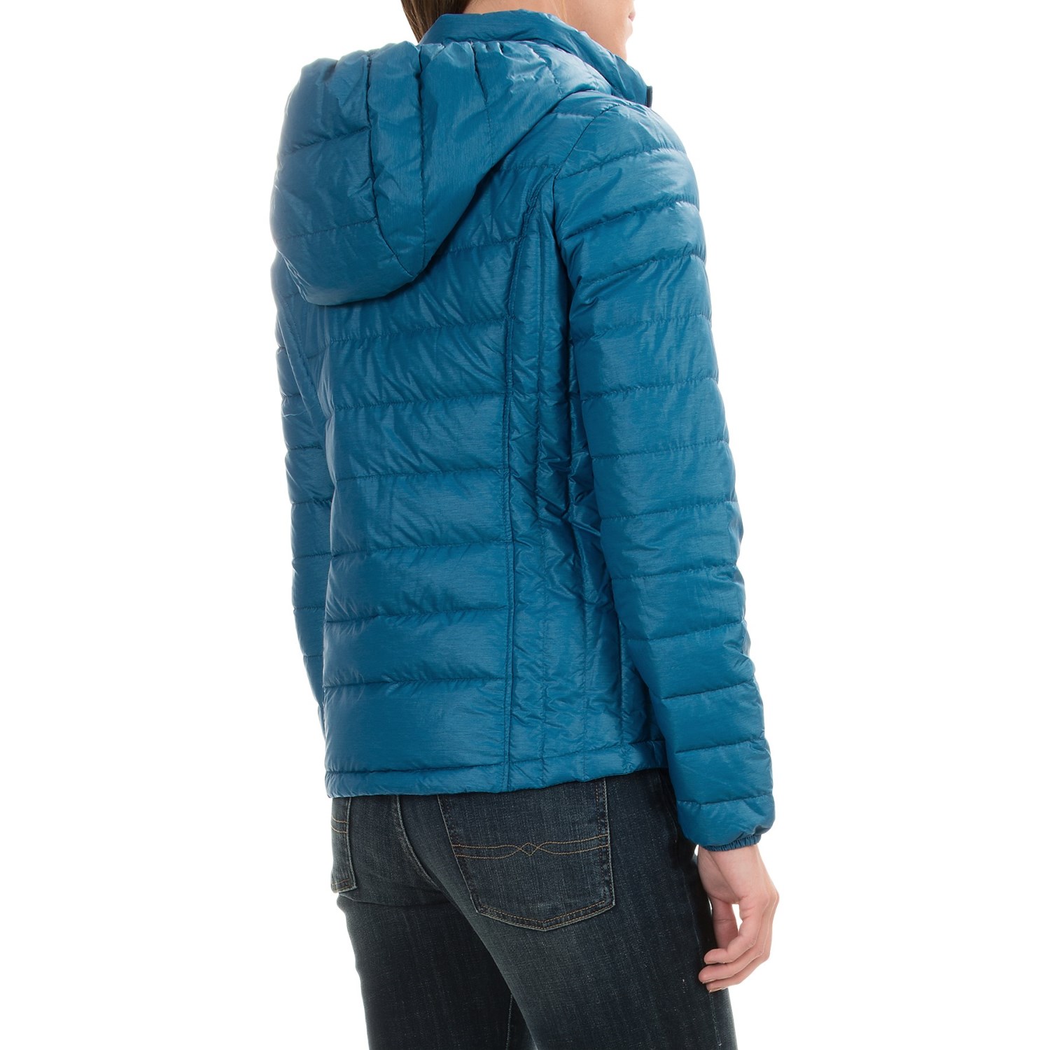 Title: The Light Blue Down Jacket