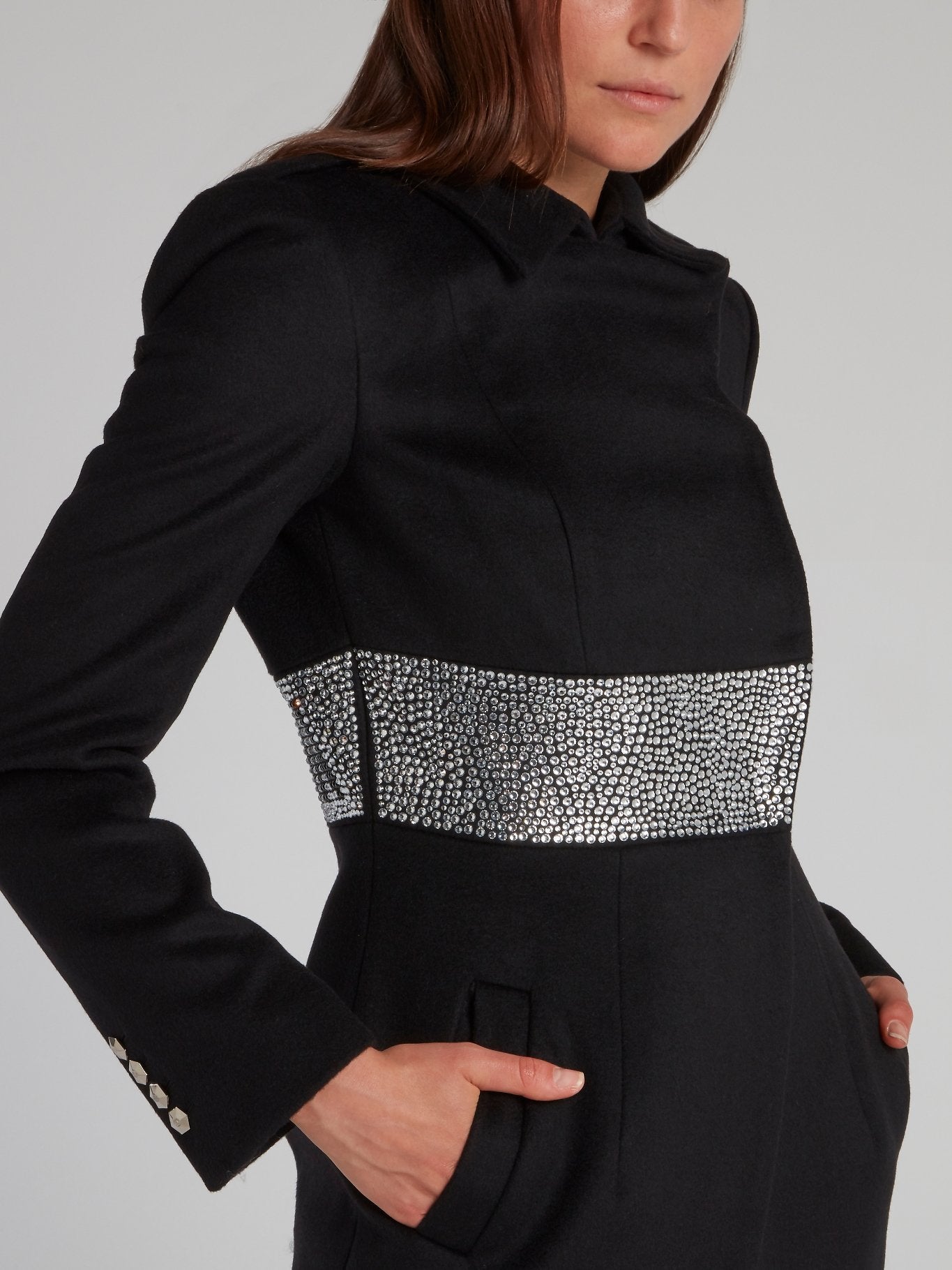 The Stylish Black Long Jacket in Winter