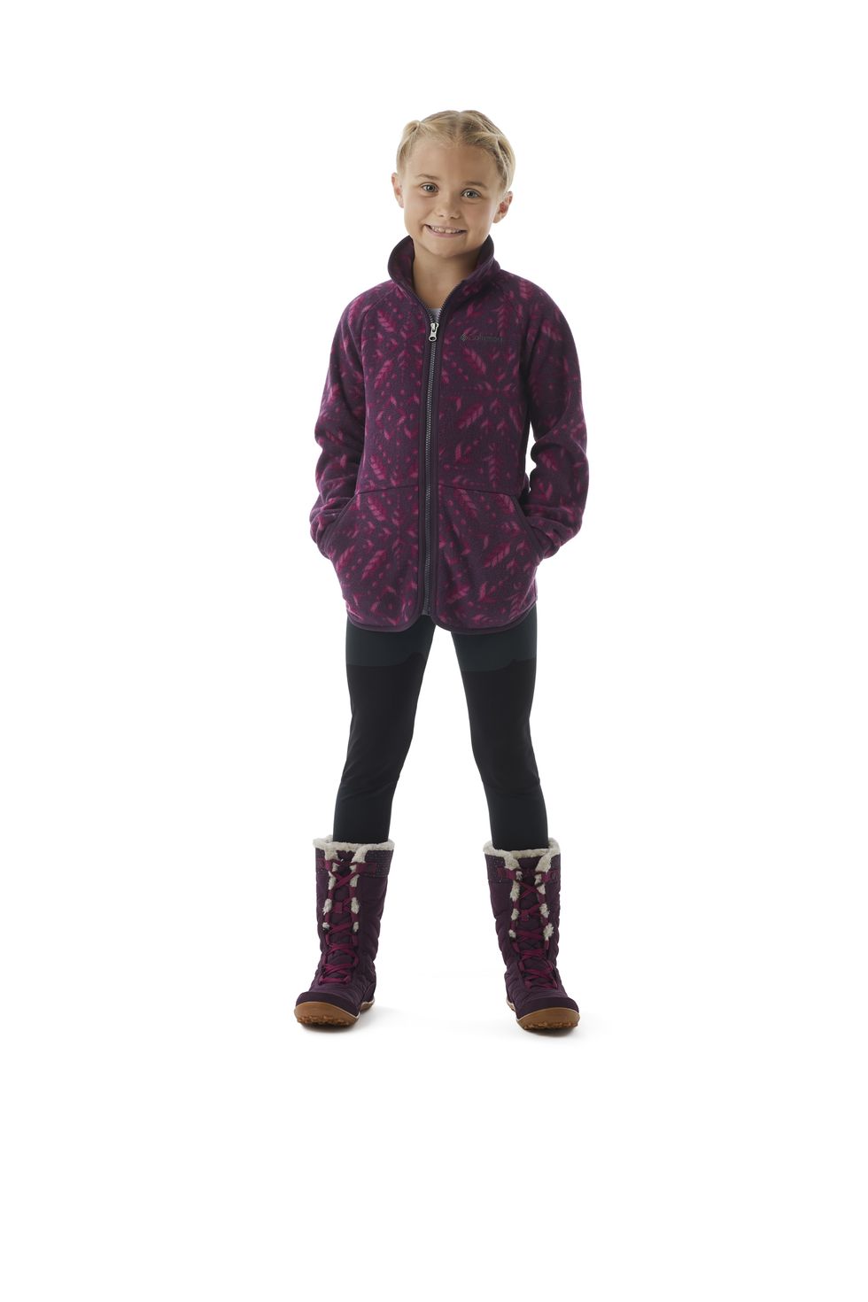 Little Person Wearing a Long-Sleeve Down Jacket