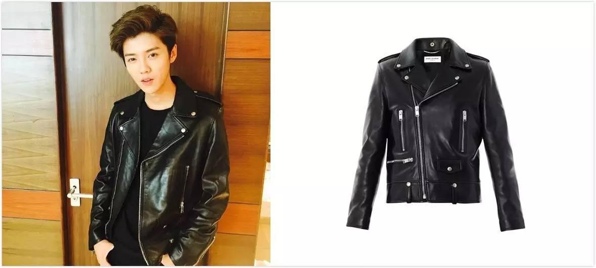 North-facing Leather Jacket in Winter