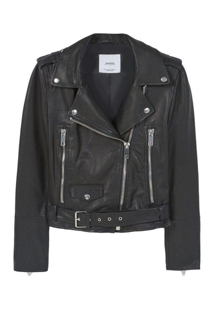 North-facing Leather Jacket in Winter