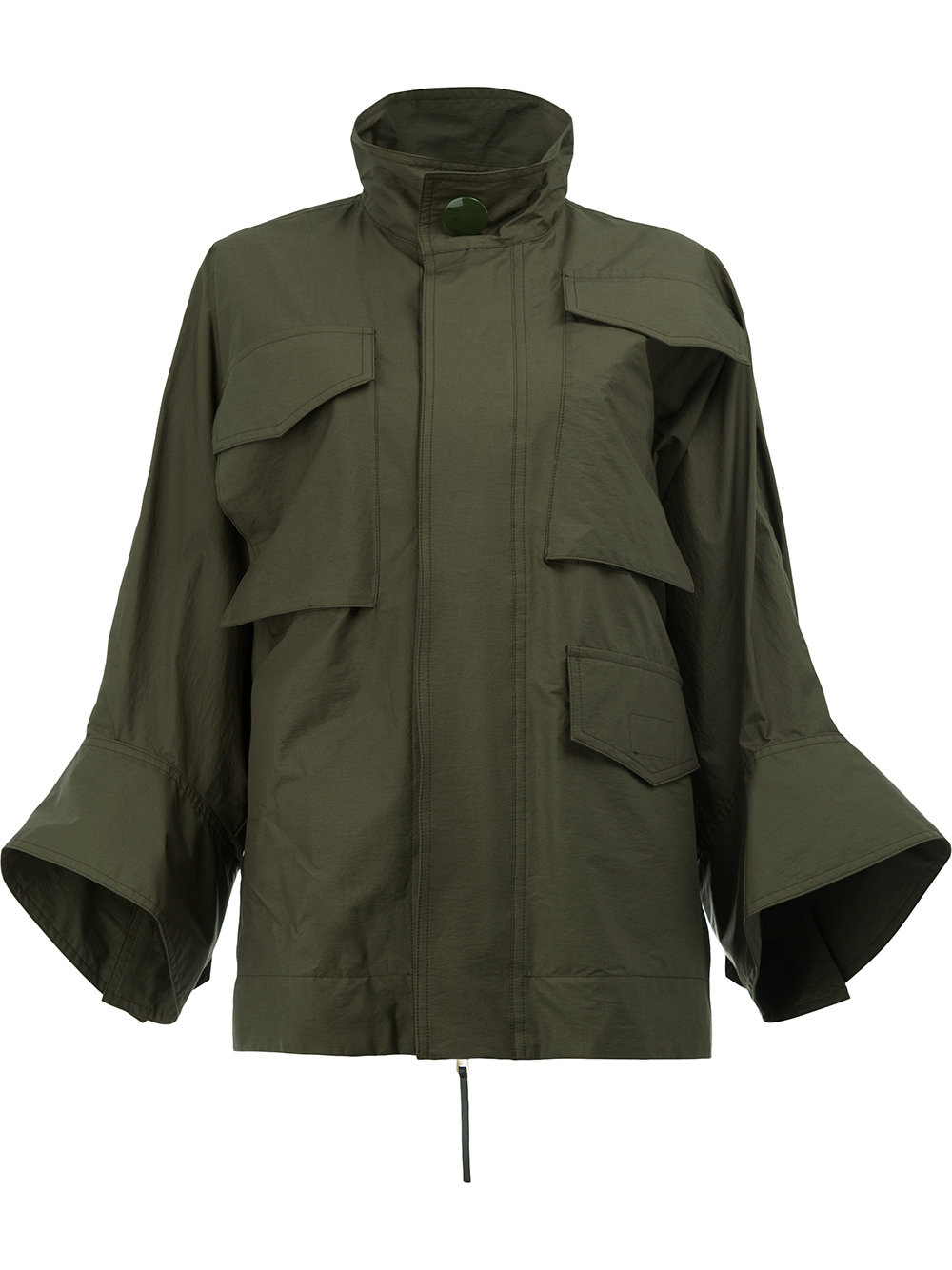 Military Green Jacket Coordination Pictures
