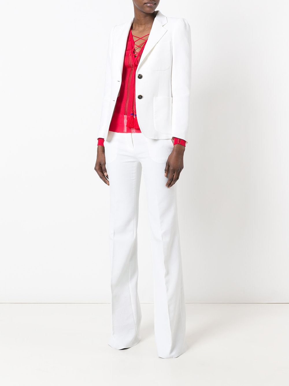 Title: The Perfect Pairing: The Art of Matching White Suits with Pants