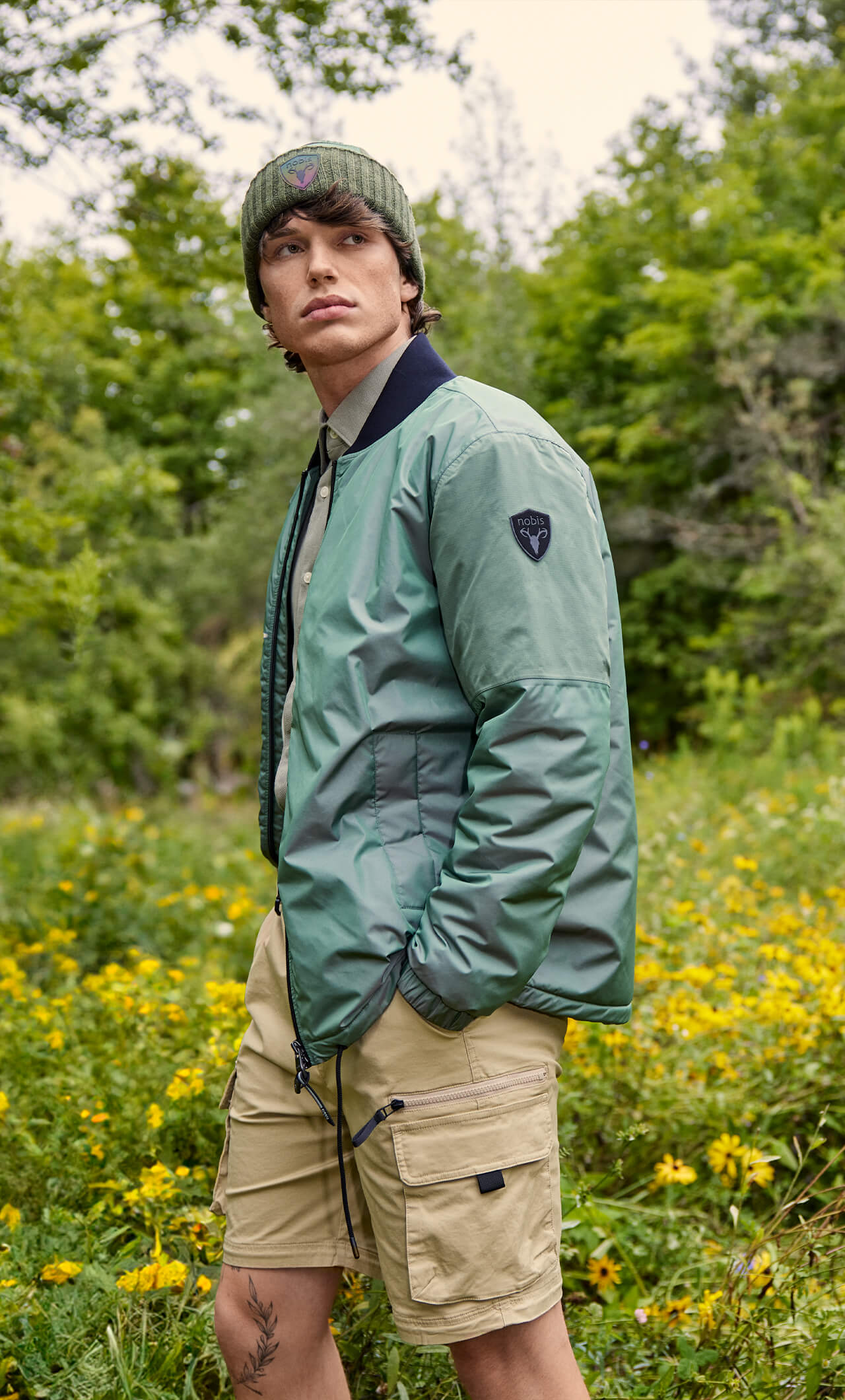 The harmony of nature: pairing a bean green down jacket