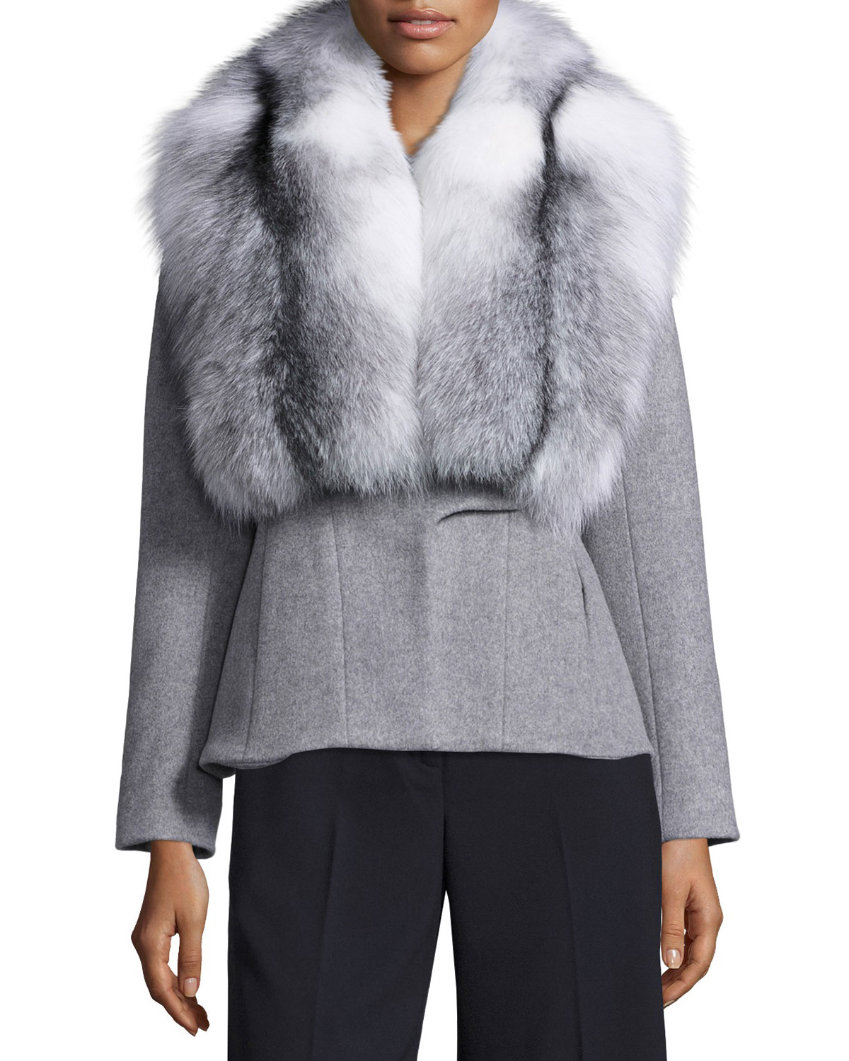 How to wash a down jackets fur collar