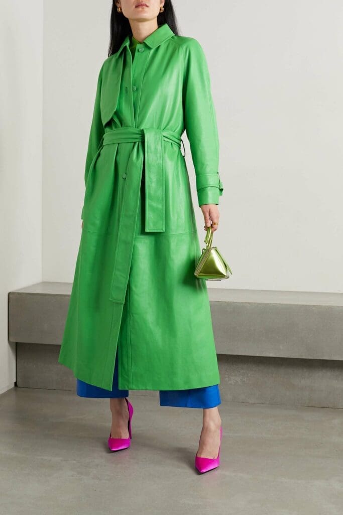 How to style a emerald green winter coat