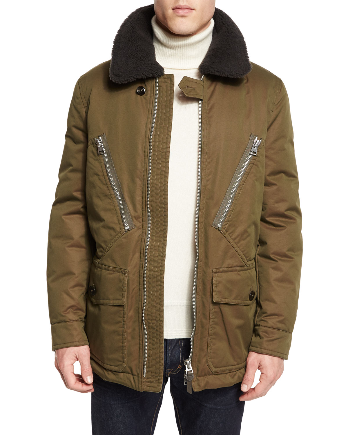 How to wash the fur collar on a down jacket?