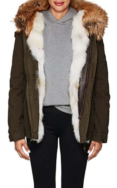 Title: Is a fur-lined羽绒服 practical?