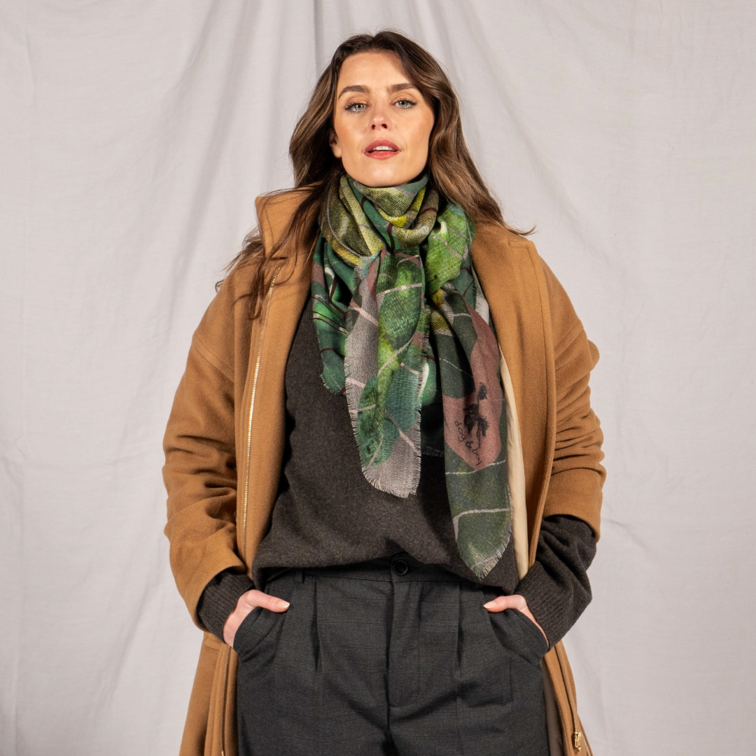 The Art of Combining Overcoat and Scarf