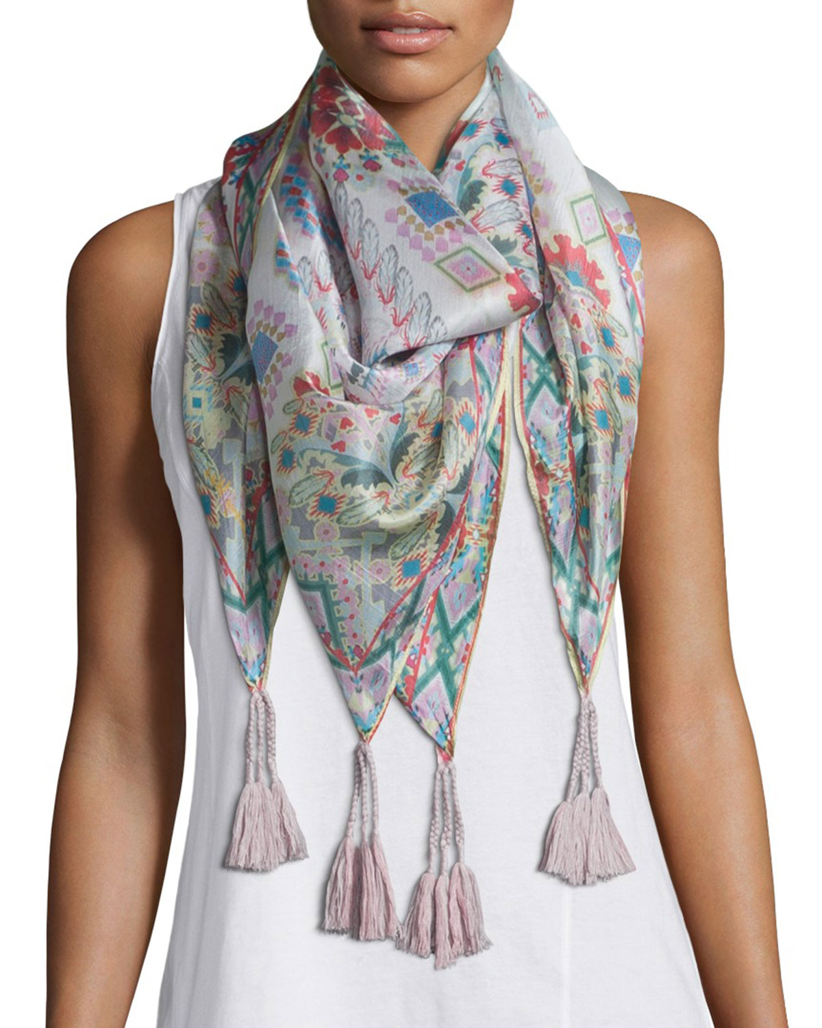 The Art of Tieing a Large Scarf