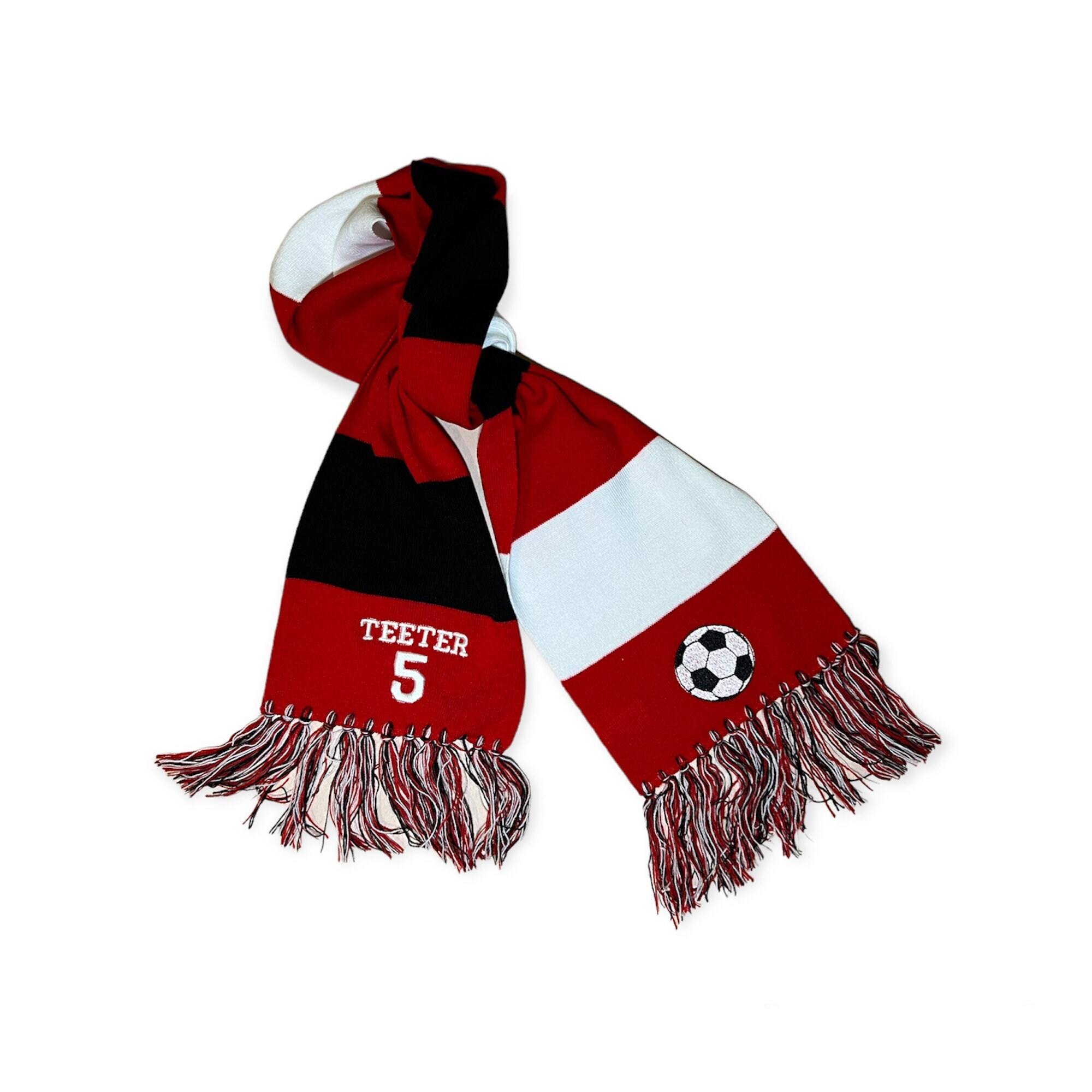 The warmth of the football scarf