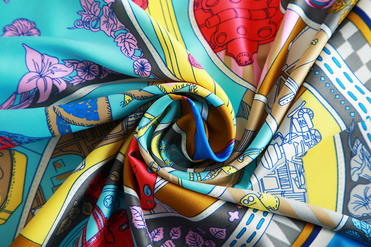 The art of tying a scarf and shawl