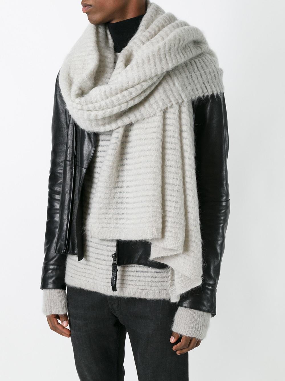 The Stylish Combination of a Hooded Sweatshirt and a Scarf