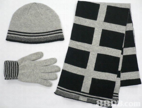 Scarf and Glove Simplistic Drawings