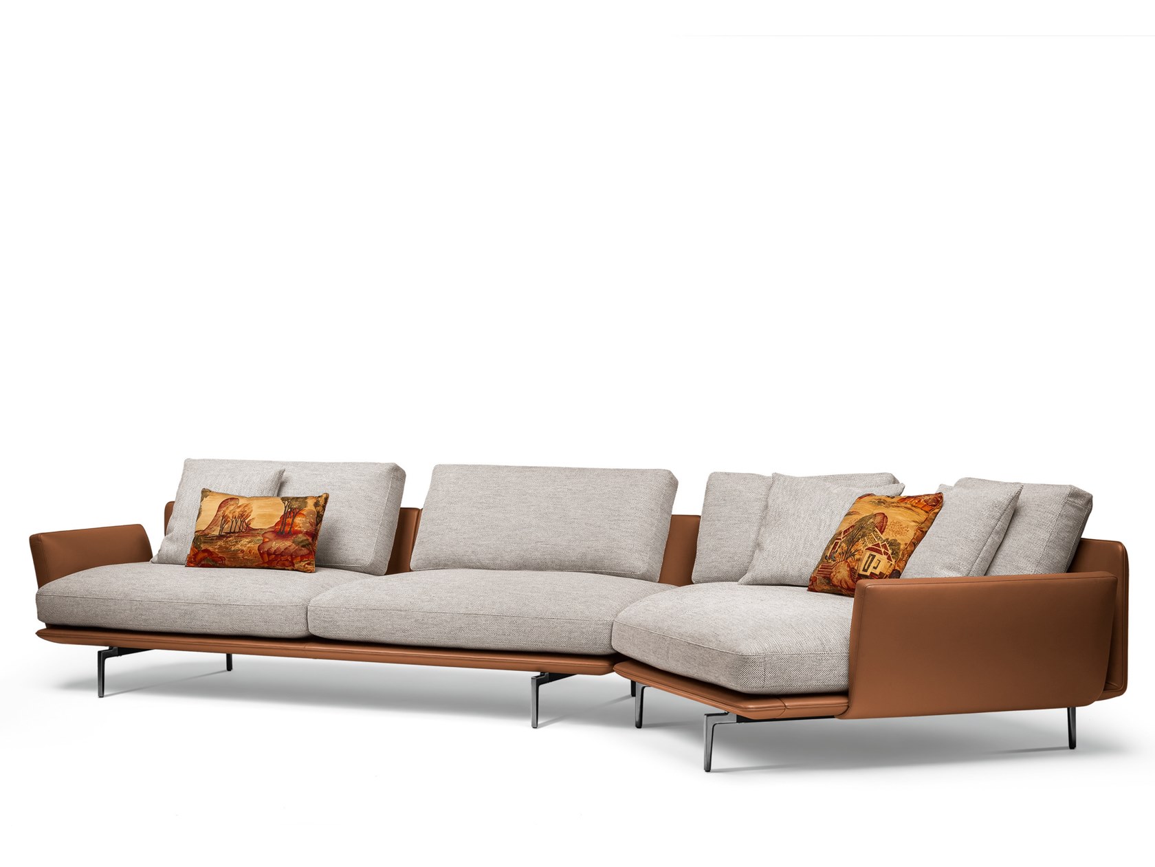 Title: The Art of Crafting Small Space Sofas with Real Leather