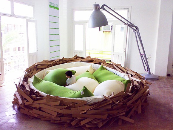 Title: Christmas Bird Sofa: A Festive and Cozy addition to your Home