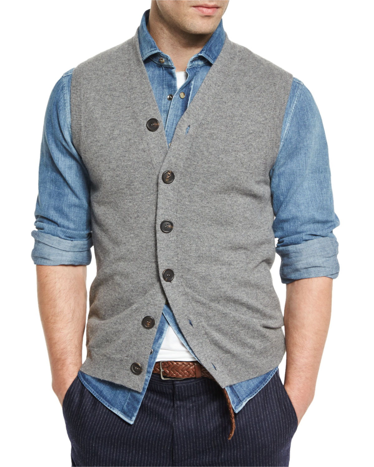How to Style a Cashmere Vest