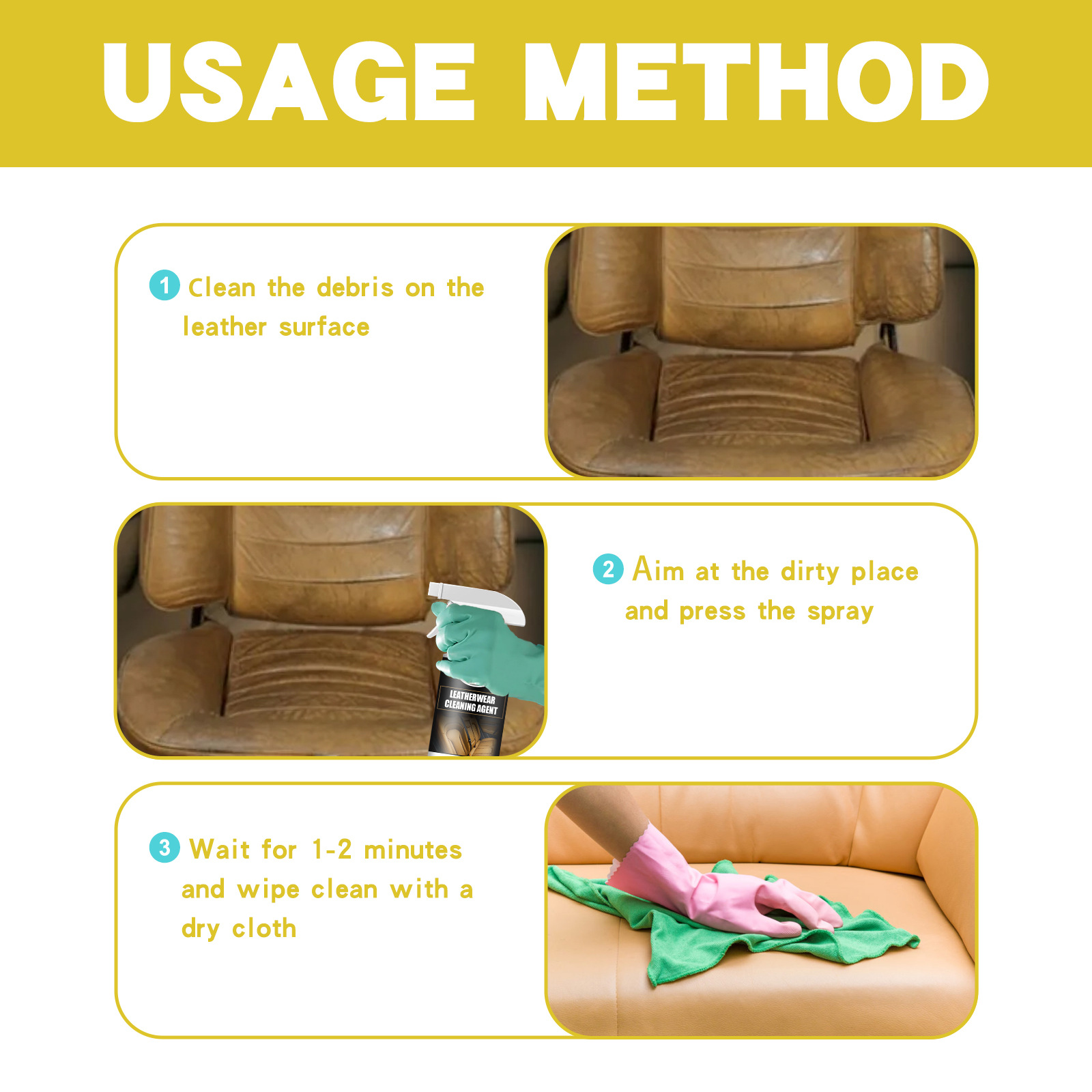 How to Clean a Dirty Car Leather Seat